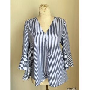 Tuckernuck Pommander Place Addie Blue Stripe Top Small